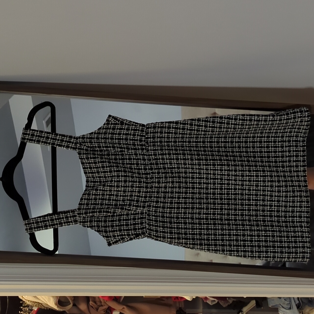 Pink Lily Tweed mini dress